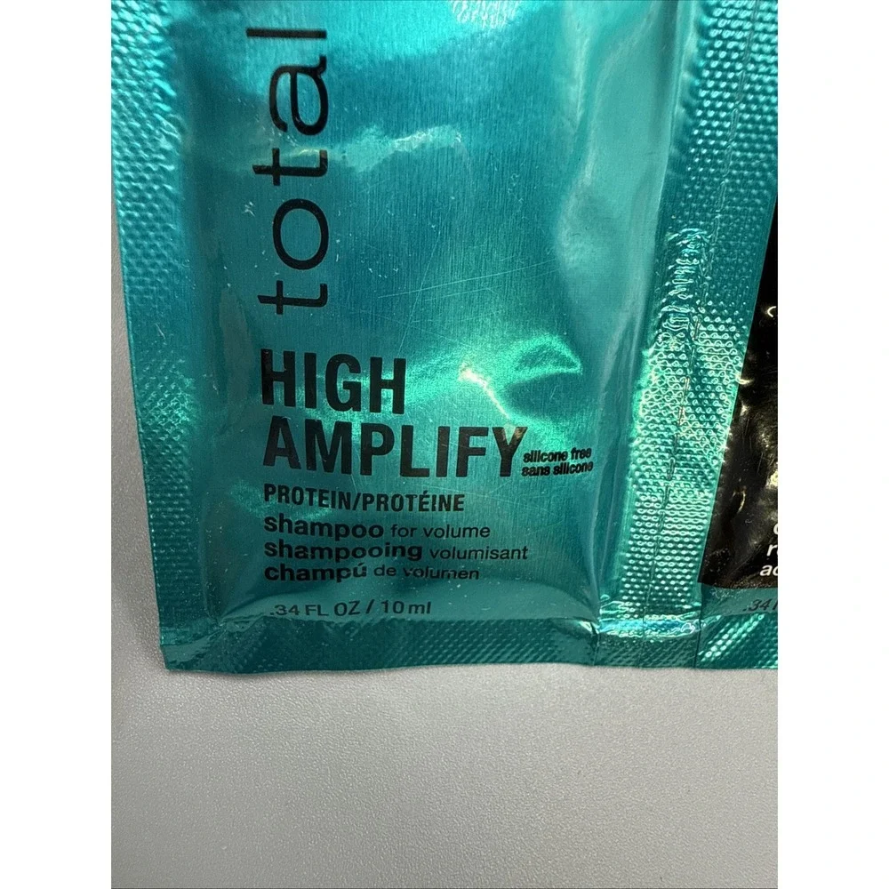 MATRIX TOTAL RESULTS AMPLIFY VOLUME SHAMPOO CONDITIONER .34OZ SAMPLE /PACK OF 5